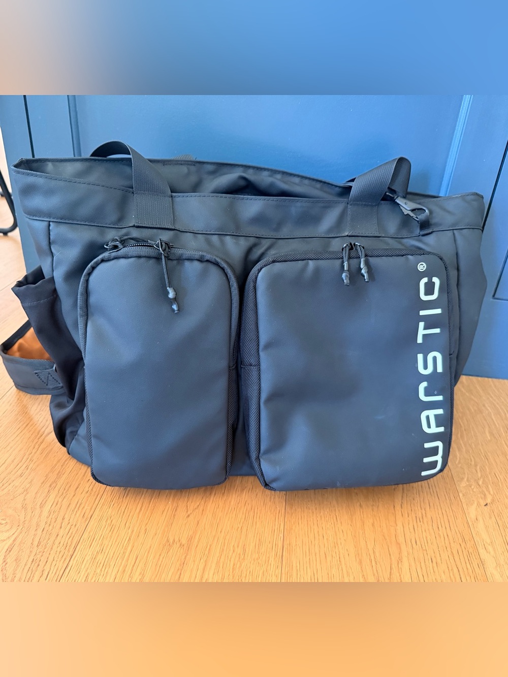 Warstic Black Baseball/Softball Gear Tote Bag